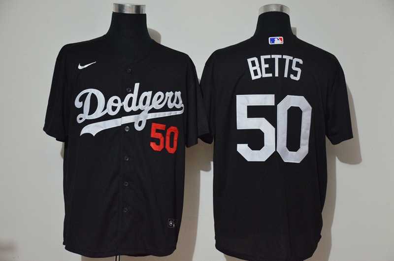 Dodgers 50 Mookie Betts Black 2020 Nike Cool Base Jersey,We sell and wholesale Dodgers 50 Mookie Betts Black 2020 Nike Cool Base Jersey on line form chian!